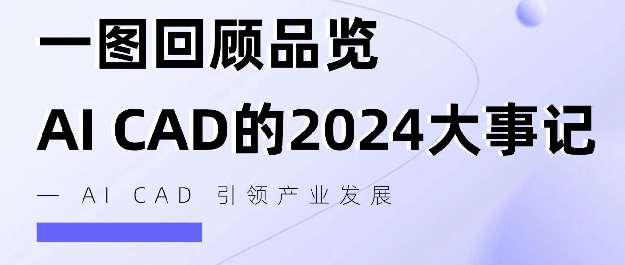 一图回顾品览AI CAD的2024大事记